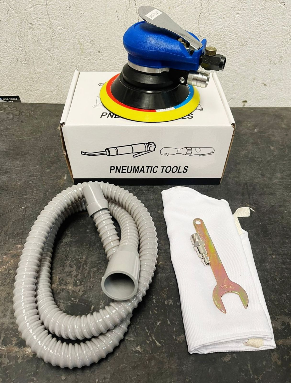 Lijadora Neumatica Orbital 6 Pulgadas-